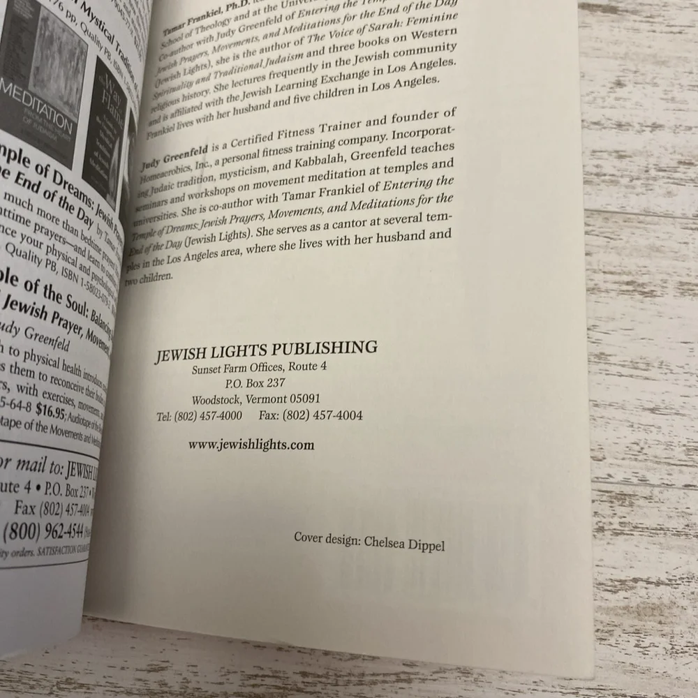 Minding The Temple Of The Soul Frankie Greenfield Jewish Meditation Guidebook